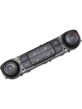 Black Carbon Heating & AC Control Panel Assembly for Optimal Climate Control
